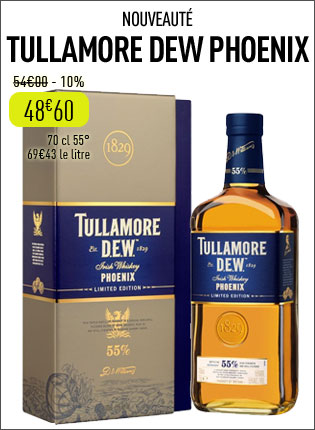 Nouveau whiskey Tullamore Dew Phoenix Nouveau whiskey Tullamore Dew Phoenix