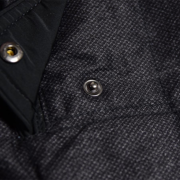 Out Of Ireland Long Padded Anthracite Jacket