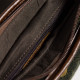 Aran Woollen Mills Shoulder Bag Green Leather and Tweed