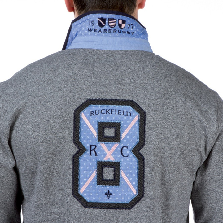 Ruckfield Heather Dark Grey Polo 