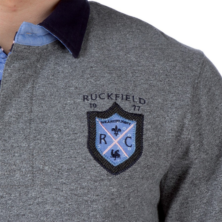 Polo Gris Foncé Chiné Ruckfield