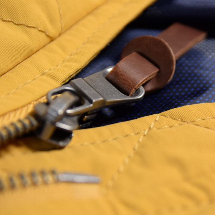 Out Of Ireland Yellow Hooded Padded Parka