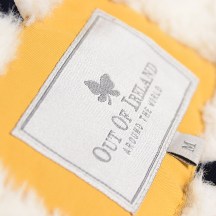 Out Of Ireland Yellow Hooded Padded Parka