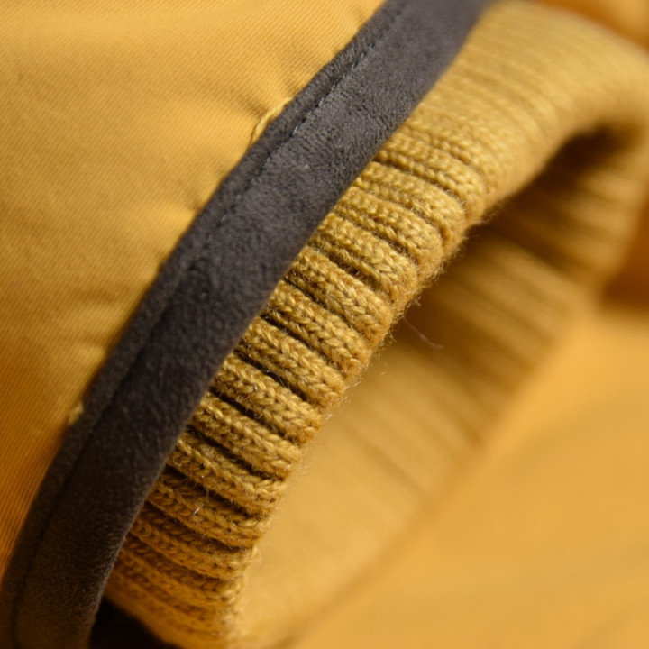 Out Of Ireland Yellow Hooded Padded Parka
