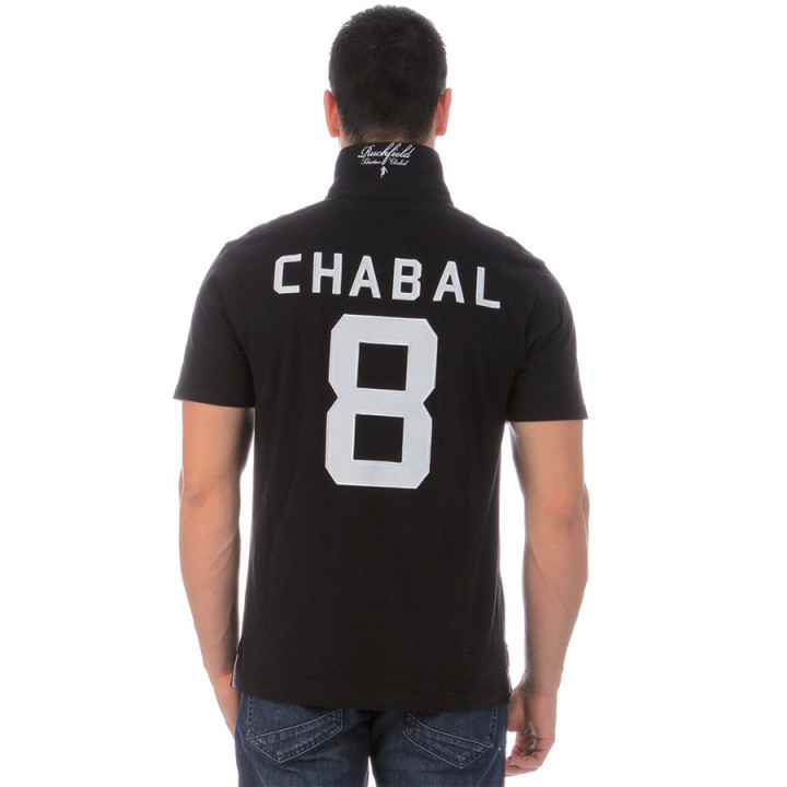 Ruckfield Black Short Sleeves Chabal Polo