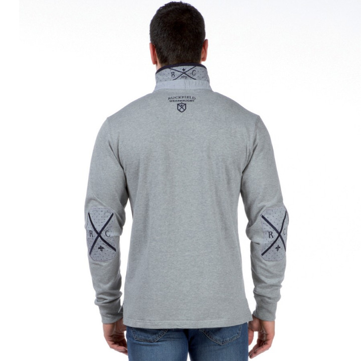 Polo Gris Clair Ruckfield