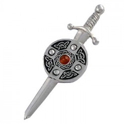 Tin Sword Kilt Pin