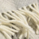 John Hanly Merino Wool & Cashmere Herringbone Scarf 200cm