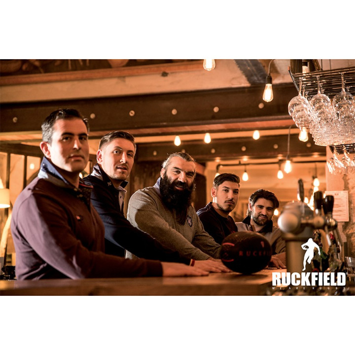 Ruckfield Heather Dark Grey Polo 