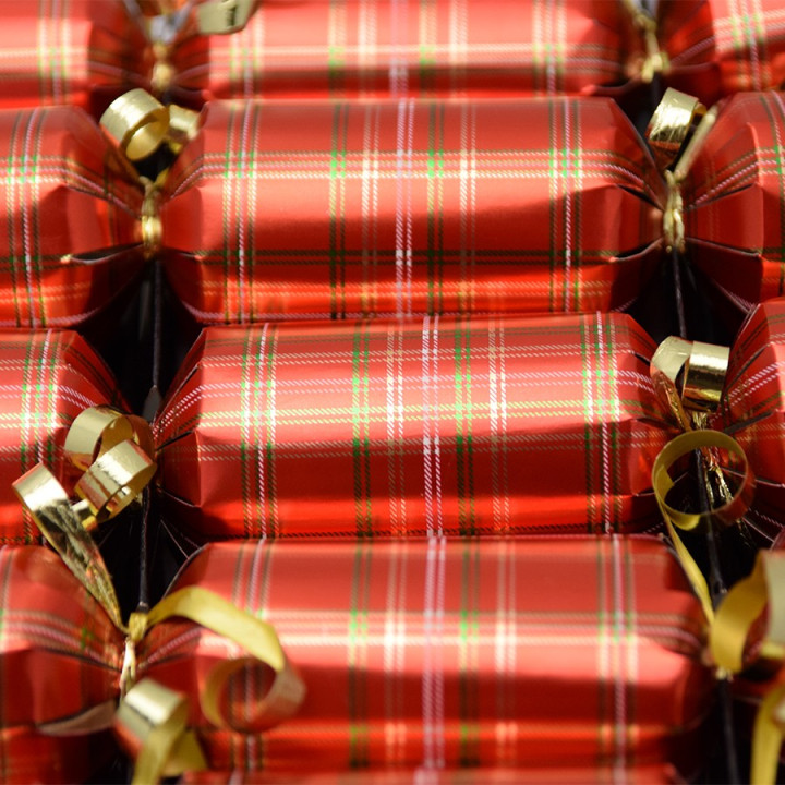 Tom Smith Mini Tartan Party Crackers x6