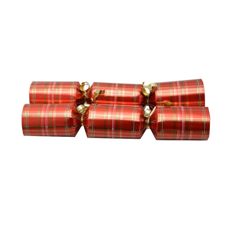 Tom Smith Mini Tartan Party Crackers x6