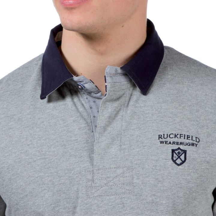 Polo Gris Clair Ruckfield