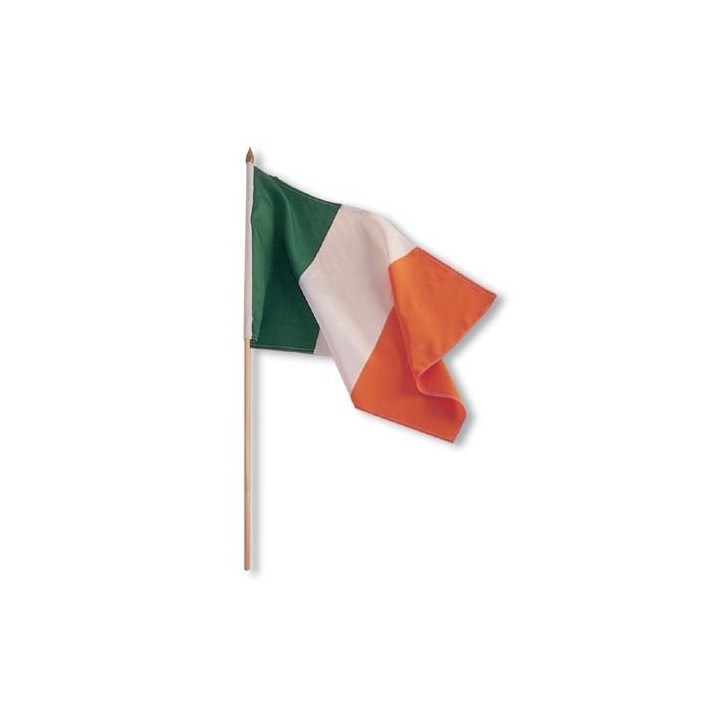 Irish Flag on a Stick 30 x 40 cm