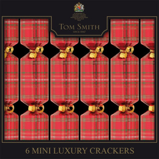 Tom Smith Mini Tartan Party Crackers x6