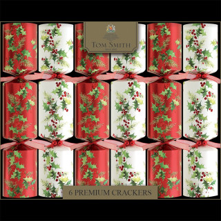 Christmas Crackers Premium Tradition de Noël x6 Tom Smith