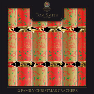Tom Smith Party Crackers Merry Christmas x12