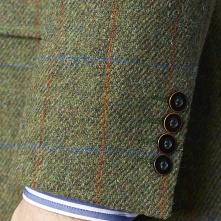 Brook Taverner Stromay Harris Tweed Tiles Jacket
