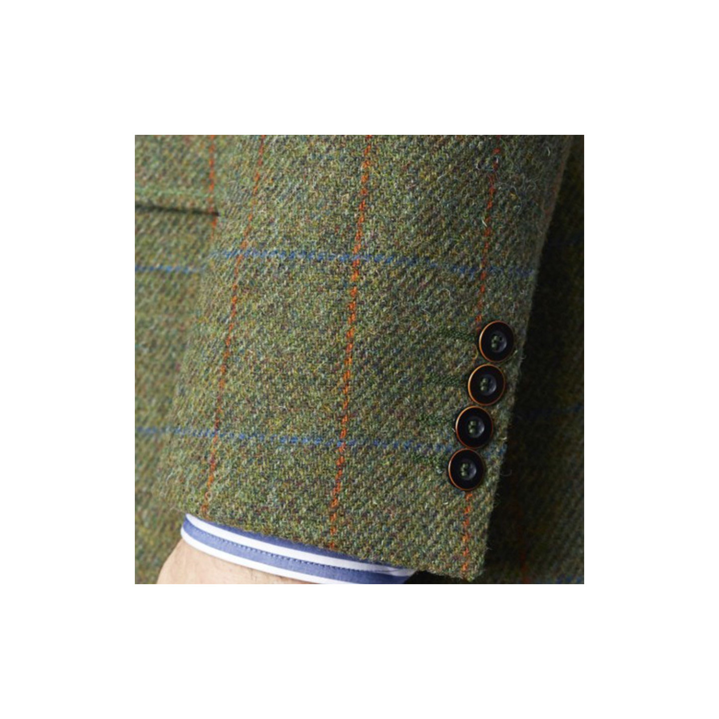 Brook Taverner Stromay Harris Tweed Tiles Jacket