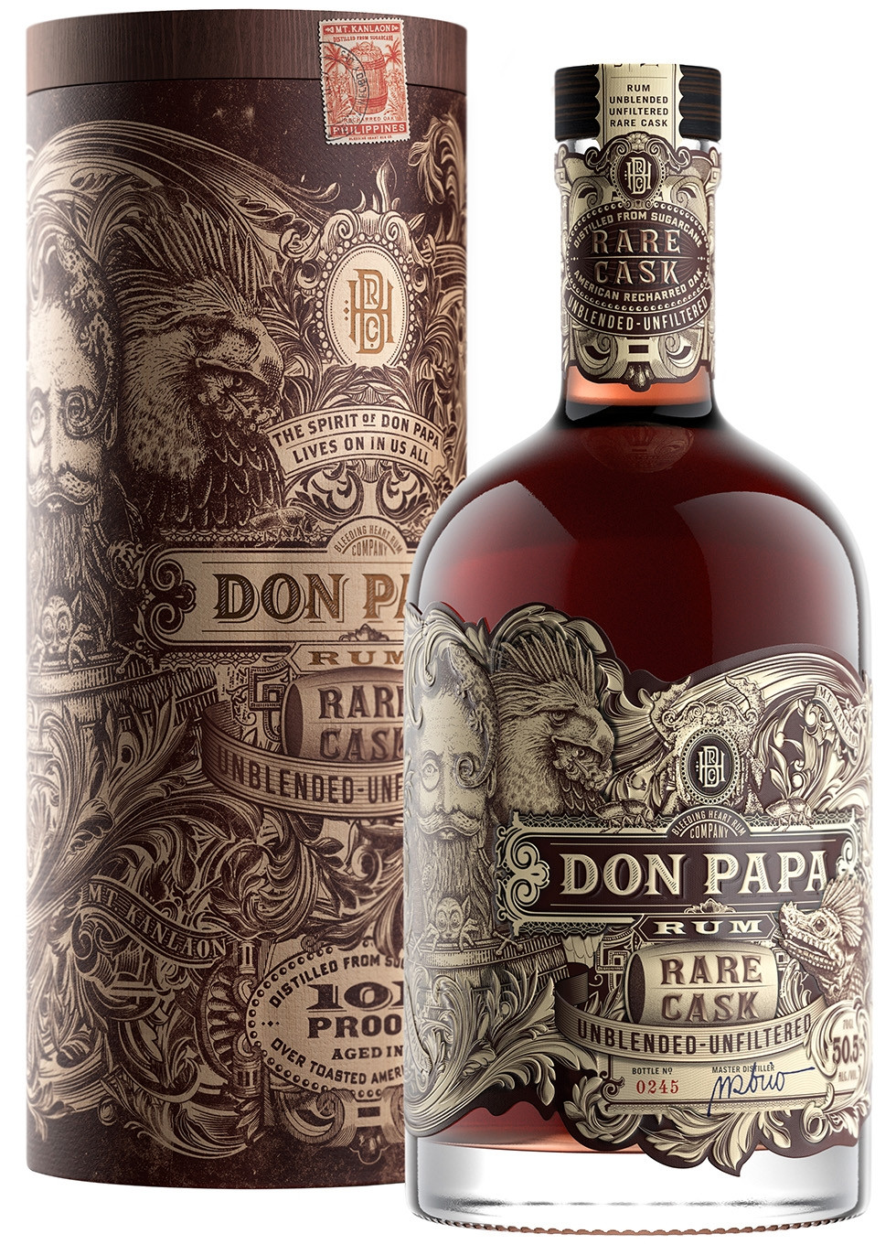 その他 DON PAPA RARE CASK 2ND BATCH 750ml Don Papa Rare Cask 2nd Batch Rum | Rum Auctioneer