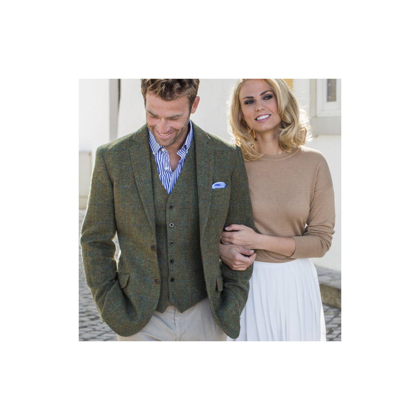 Brook Taverner Stromay Harris Tweed Tiles Jacket