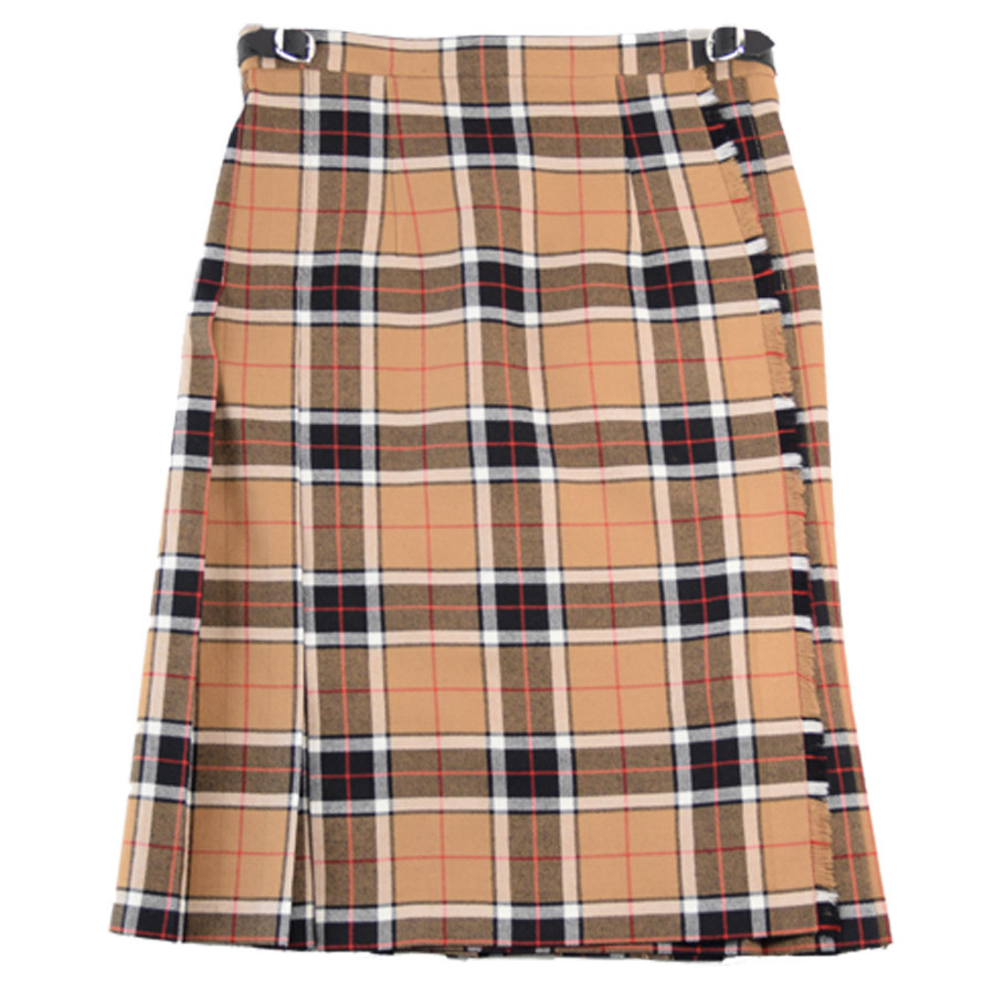 O'Neil of Dublin Camel & Black Mid-Length Kilt - Women's Kilts - Le  Comptoir Irlandais