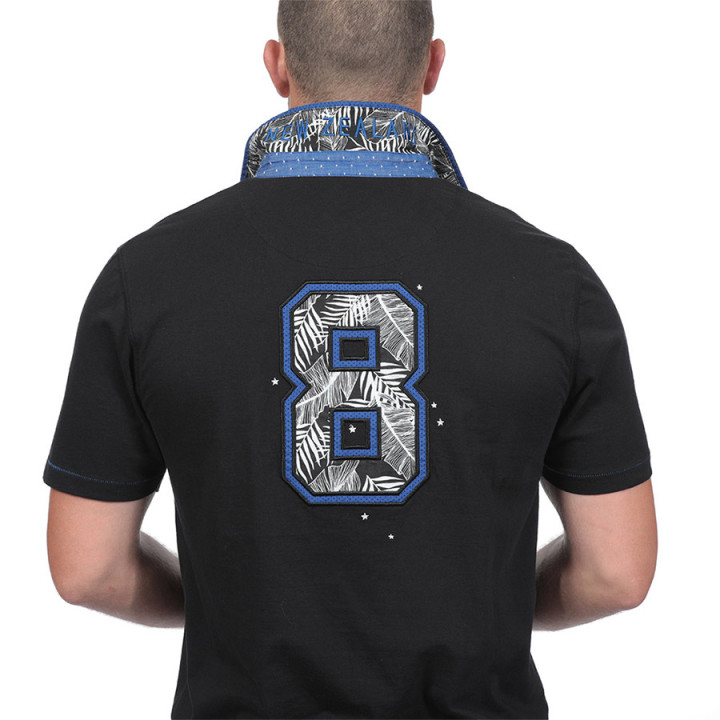 Ruckfield New Zealand Black Jersey Polo
