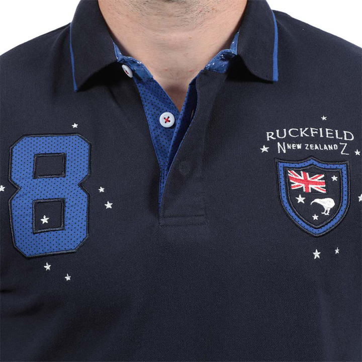 Ruckfield Navy Blue New Zealand Jersey Polo