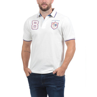 Polo Piqué Manches Courtes Blanc Ruckfield