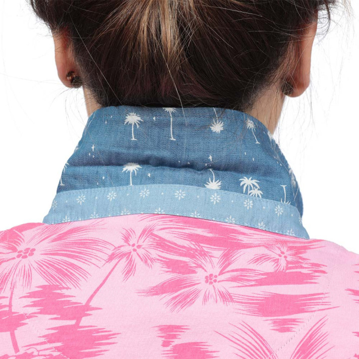 Ruckfield Pink Palm Trees Polo Shirt