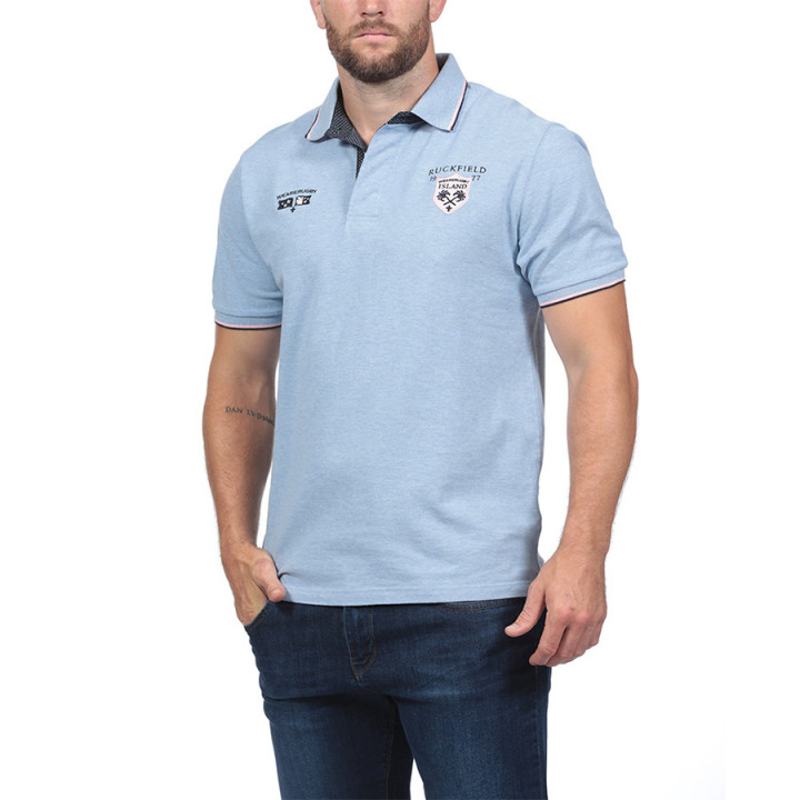 Ruckfield Light Blue Piqué Polo