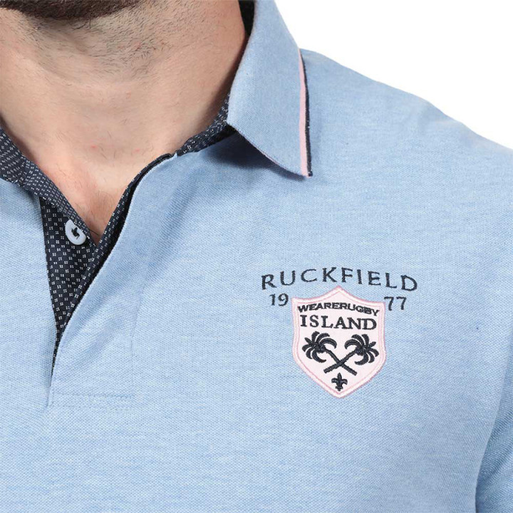 Ruckfield Light Blue Piqué Polo