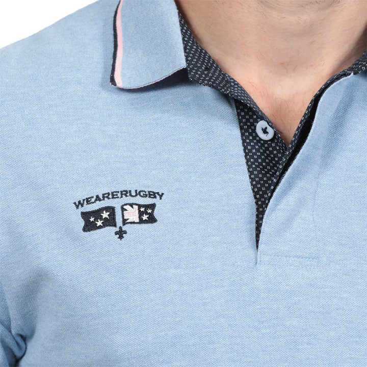 Ruckfield Light Blue Piqué Polo