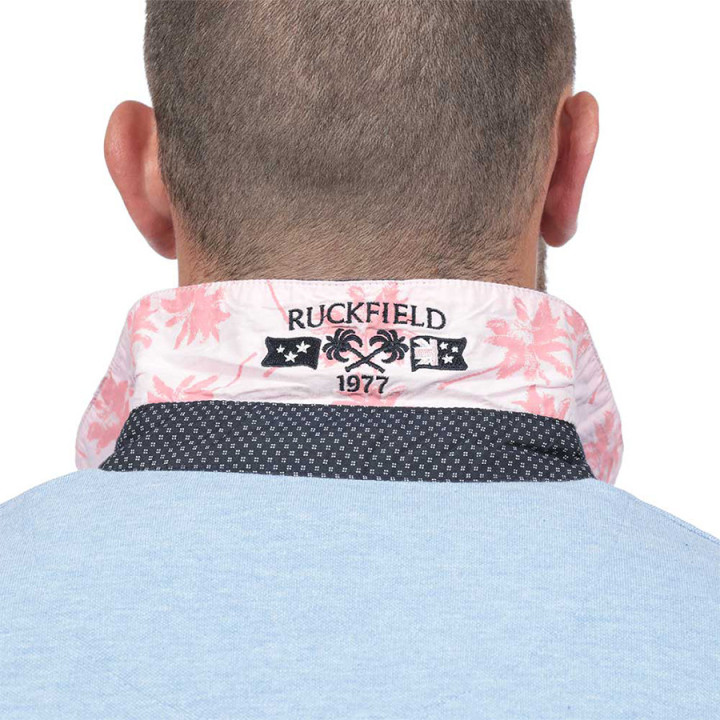 Ruckfield Light Blue Piqué Polo