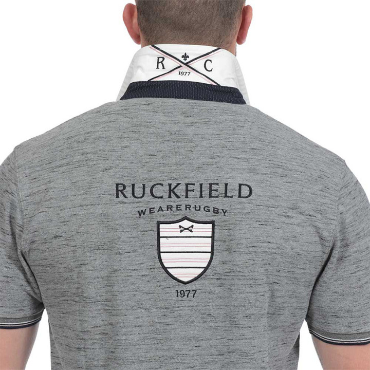 Polo Jersey Gris Chiné Ruckfield