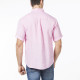Ruckfield Essential Pink Linen Short Sleeves Shirt