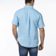 Chemisette Lin Essentiel Bleue Ciel Ruckfield