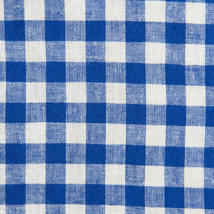 Chemise Vichy Bleu Lin Coton Tom Joule