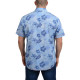 Ruckfield Blue Flower Print Shirt