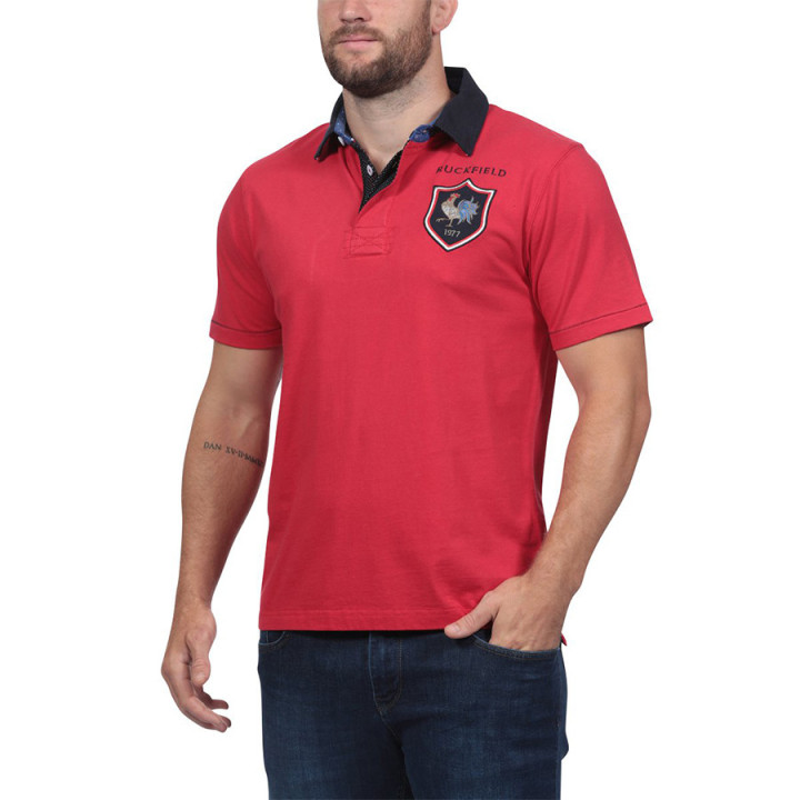 Ruckfield Red Jersey Short Sleeve Polo