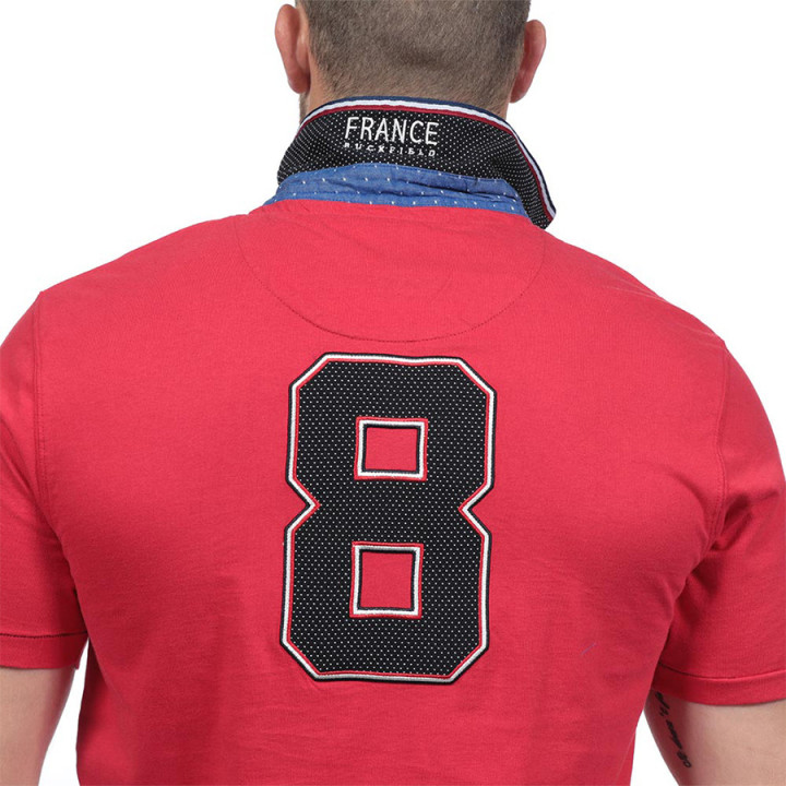 Polo Jersey Manches Courtes Rouge Ruckfield