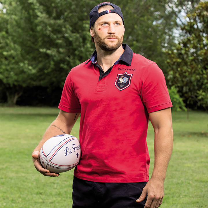 Ruckfield Red Jersey Short Sleeve Polo