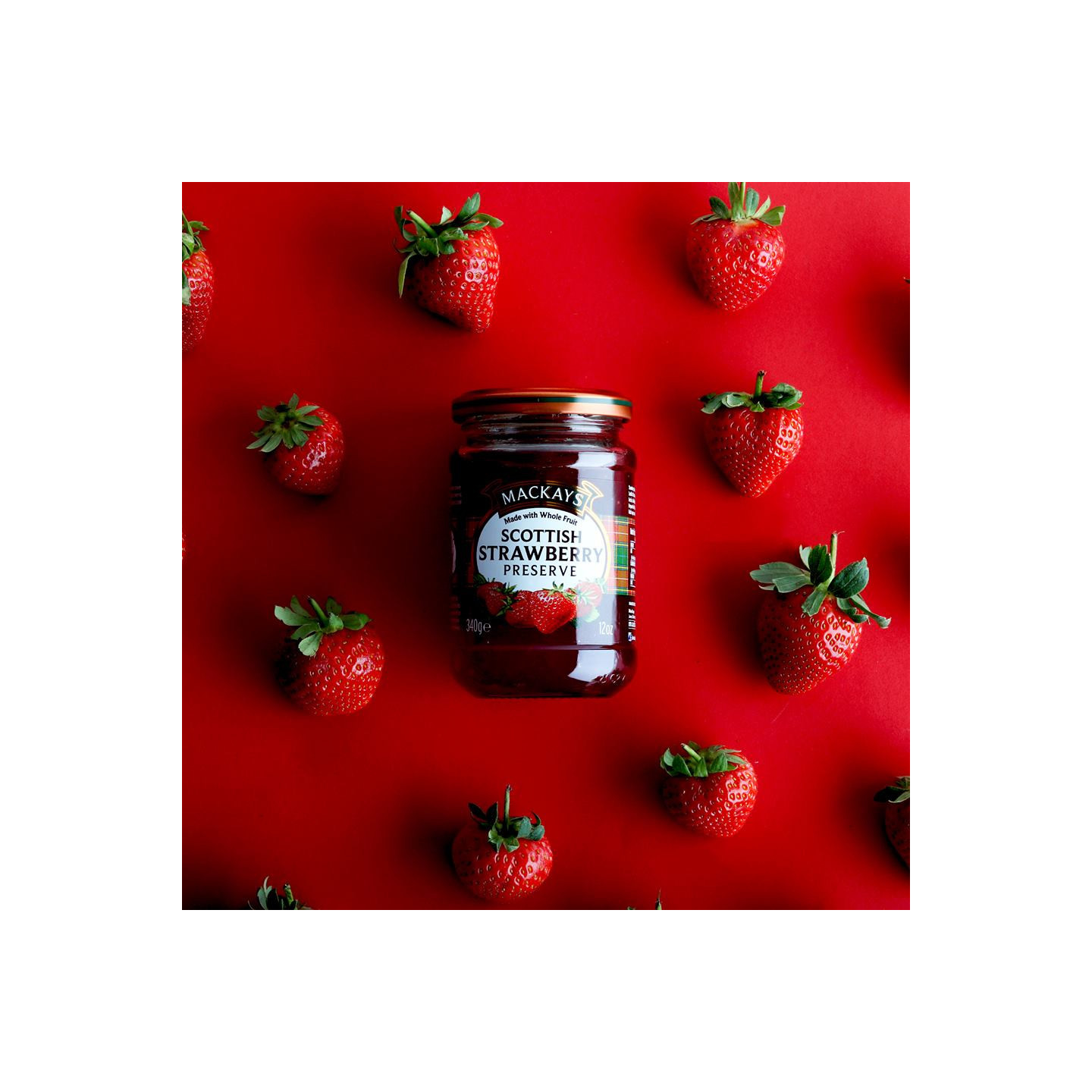 Strawberry Preserve Mackays 340g