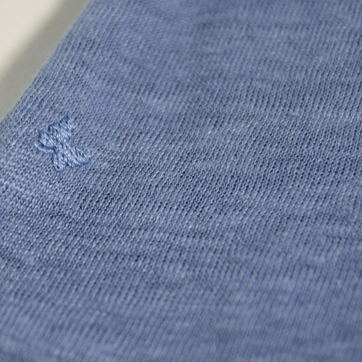 T-Shirt Lin Bleu Out Of Ireland