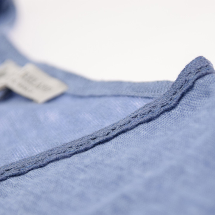 T-Shirt Lin Bleu Out Of Ireland