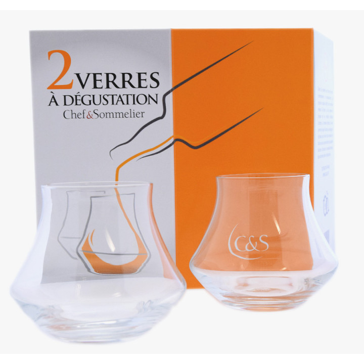 Gift Pack of Two Glasses Chef & Sommelier for Savouring
