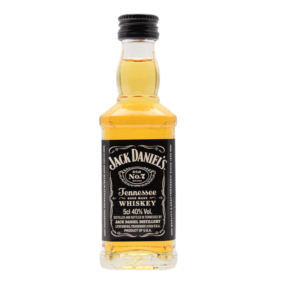 MIGNONNETTE WHISKY JACK DANIEL'S 5cl 40% VOL.