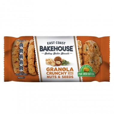 Cookies Granola Noisettes Et Graines East Coast Bakehouse 160g