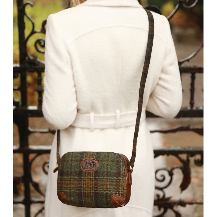 tartan shoulder bag