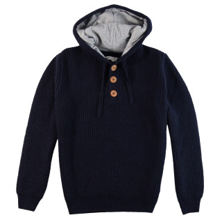 Out Of Ireland Navy Hooded Sweater