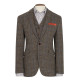 Brook Taverner Sumburgh Harris Tweed Brown and Beige Jacket